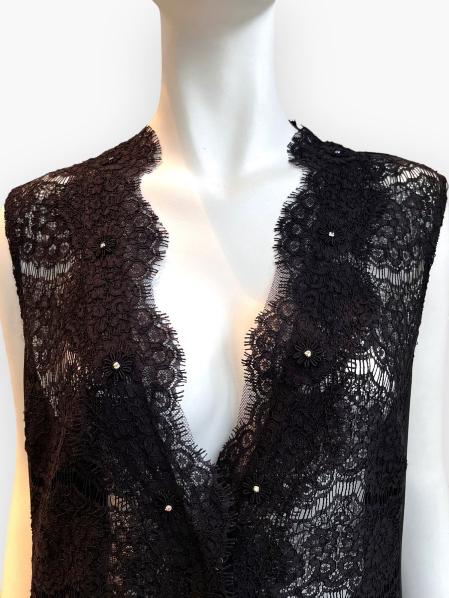 画像4: アイラッシュレース ジレ  (4)