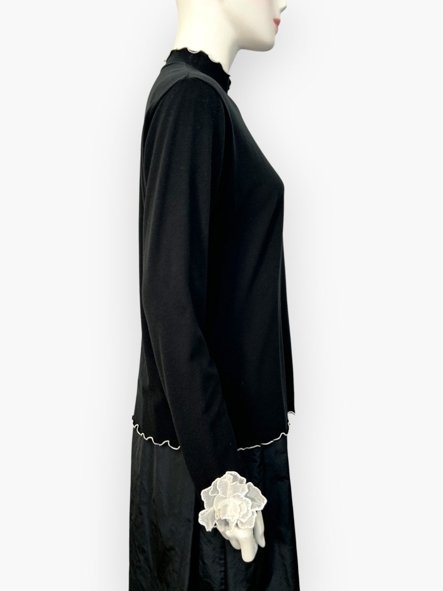 画像2: ウォーム天竺　サイドフラワー  (2)