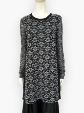 画像1: ラメ起毛チュール　チュニック  (1)