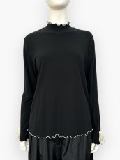 画像1: ウォーム天竺　サイドフラワー  (1)