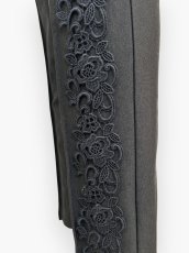 画像14: トリコット裏起毛　レースパンツ  (14)