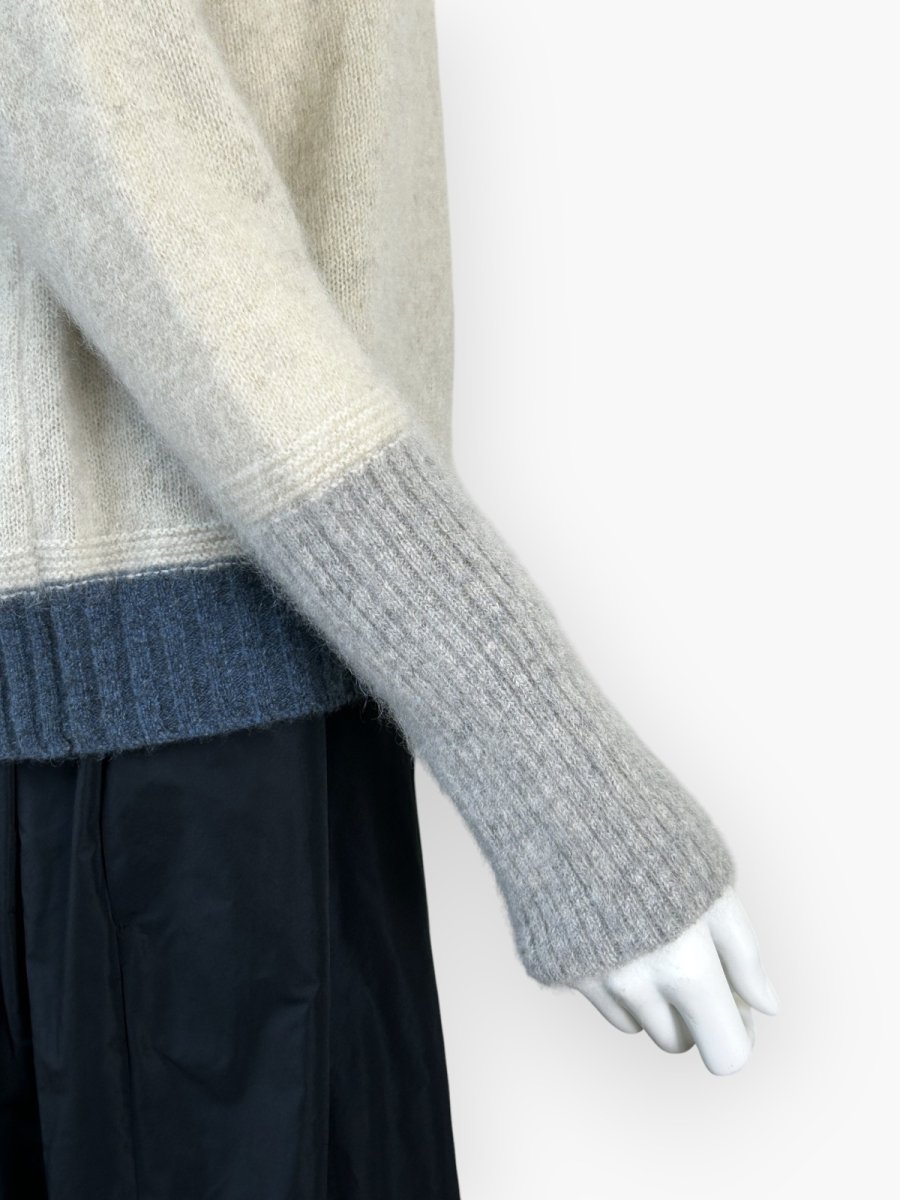 画像4: エアリーヤクニット　バイカラー  (4)