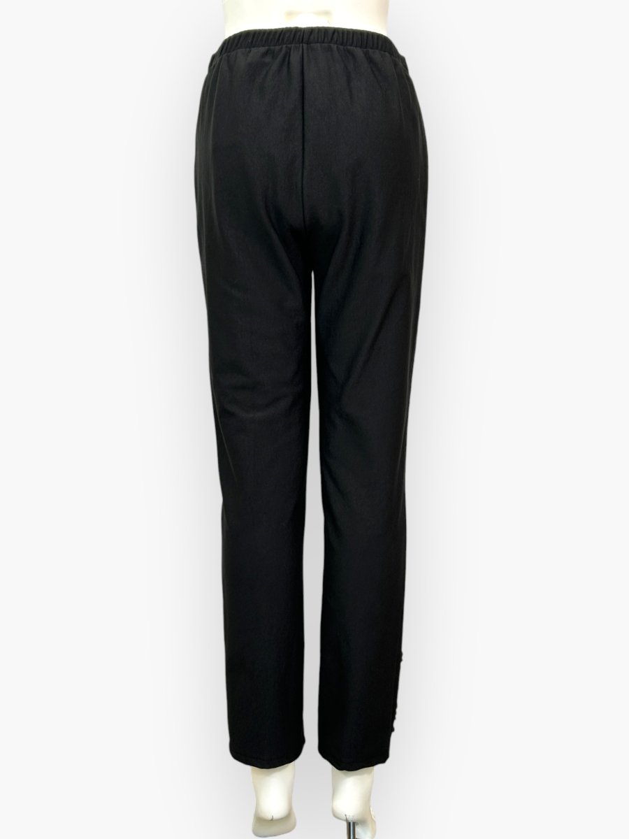 画像10: トリコット裏起毛　レースパンツ  (10)