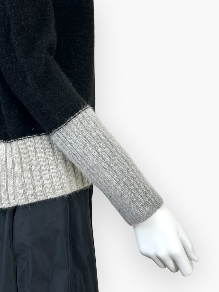 画像9: エアリーヤクニット　バイカラー  (9)