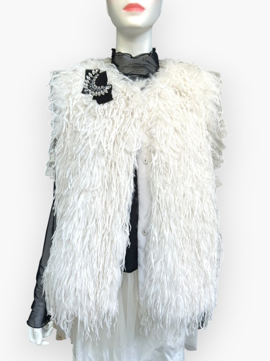 画像4: ビジューリボンブローチ  (4)