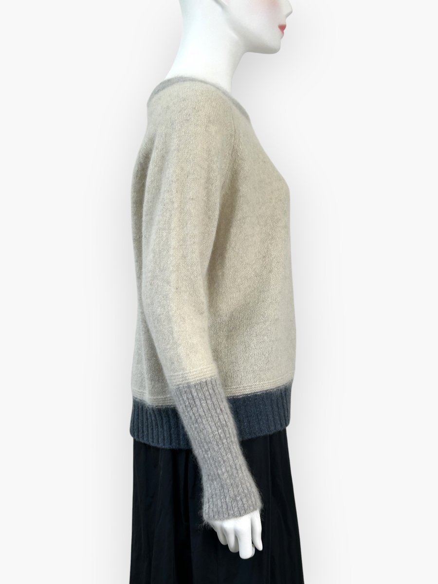 画像2: エアリーヤクニット　バイカラー  (2)