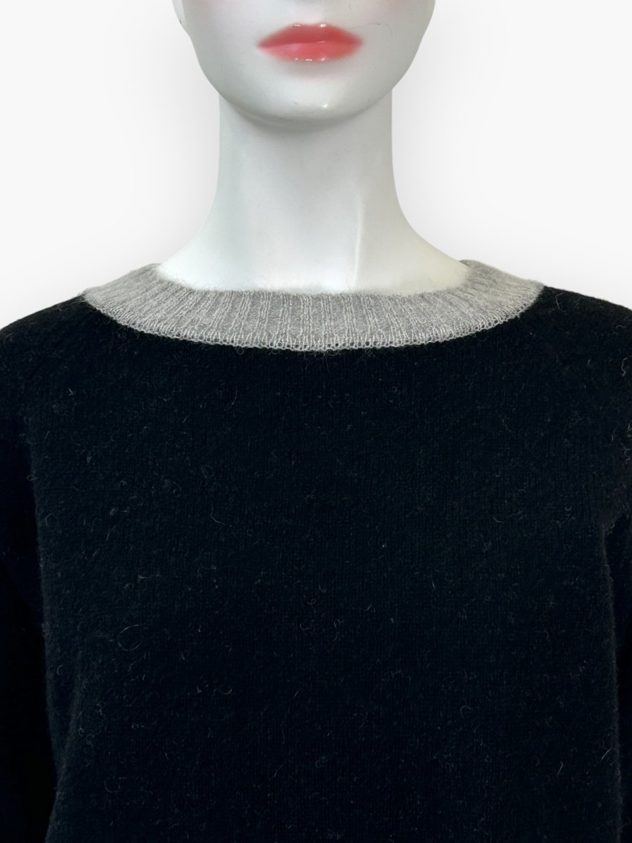 画像10: エアリーヤクニット　バイカラー  (10)