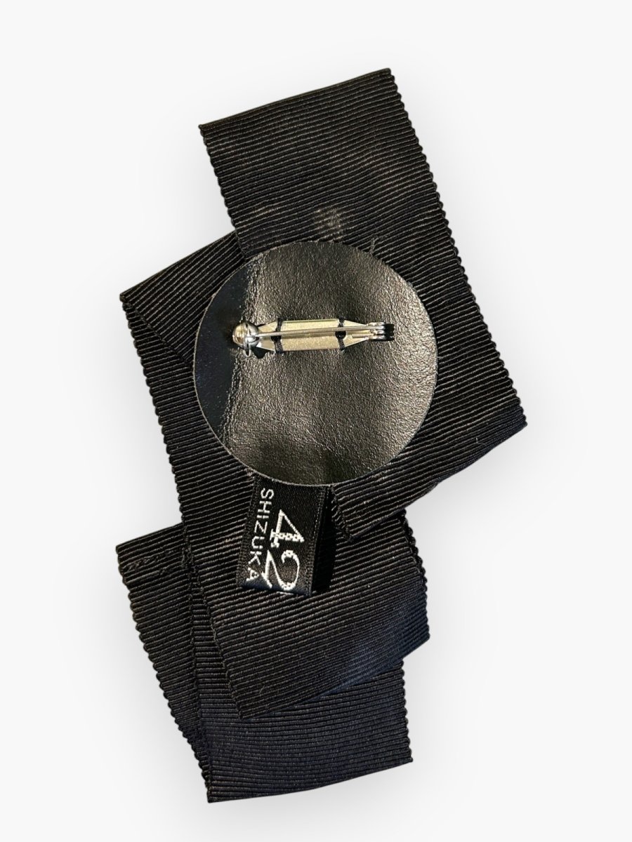 画像2: ビジューリボンブローチ  (2)