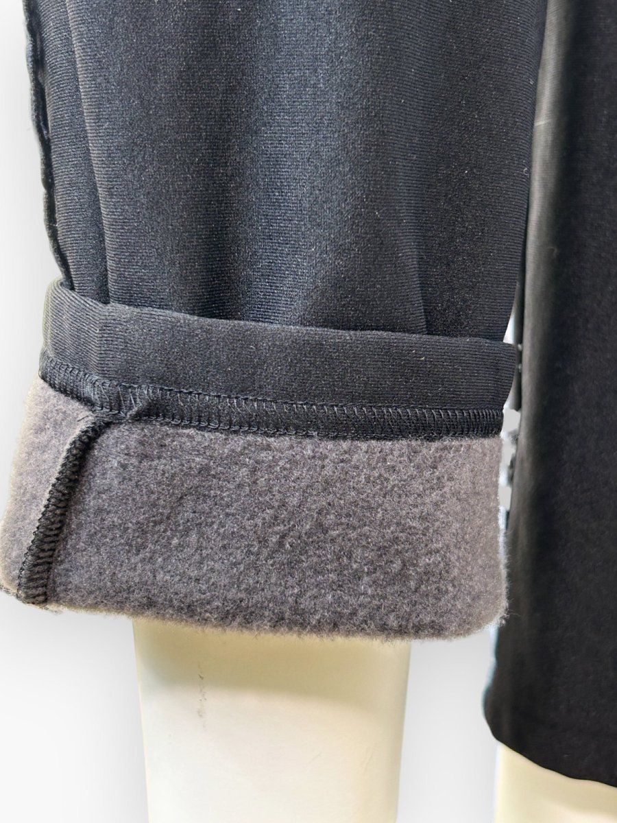 画像15: トリコット裏起毛　レースパンツ  (15)