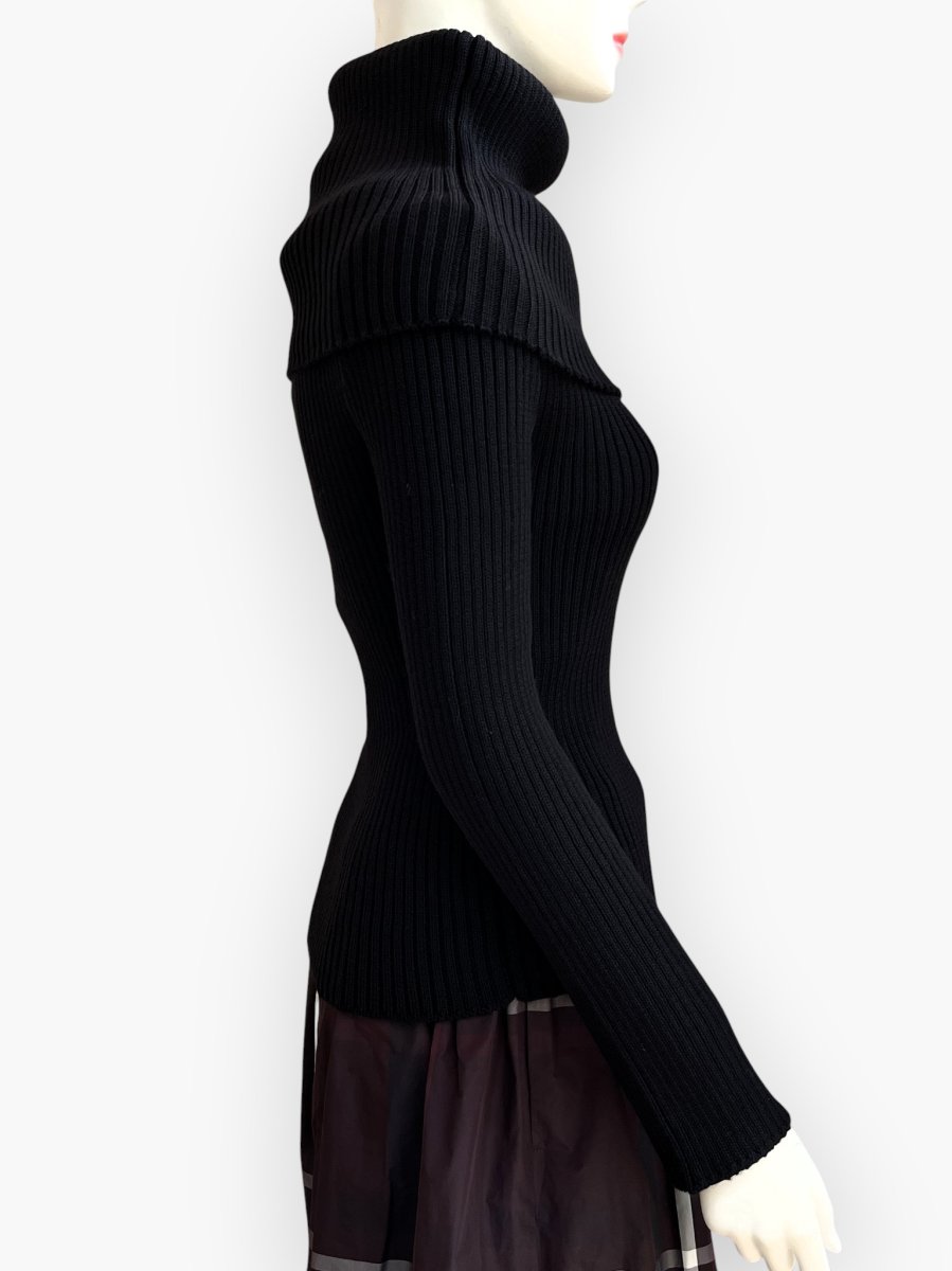 画像2: オフタートルリブニット  (2)