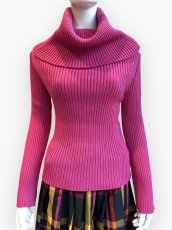 画像6: オフタートルリブニット  (6)