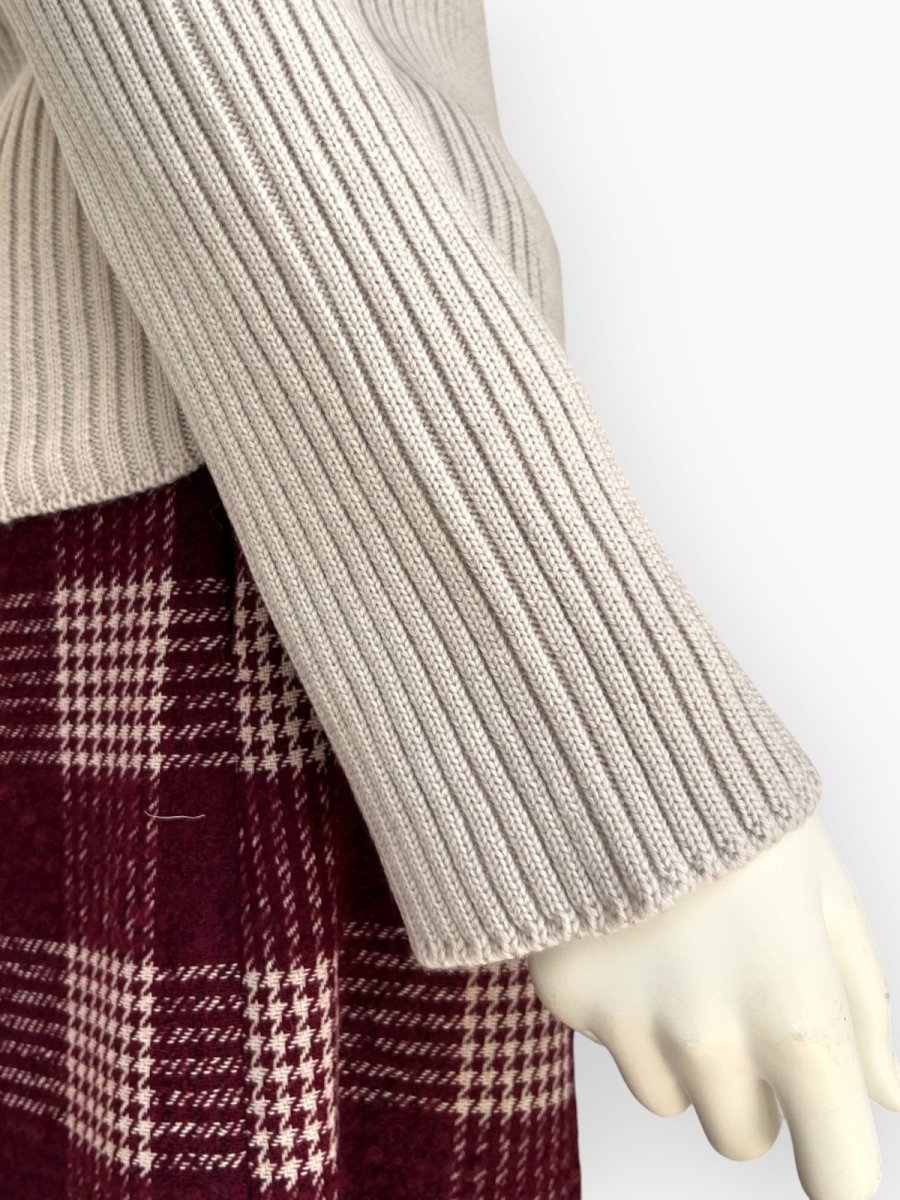 画像4: オフタートルリブニット  (4)