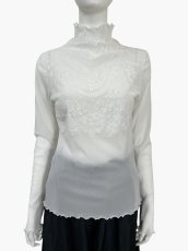 画像1: レーシーチュールフロッキー　カットソー  (1)