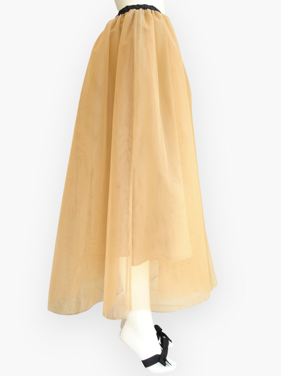 画像2: ソフトチュール　スカート  (2)
