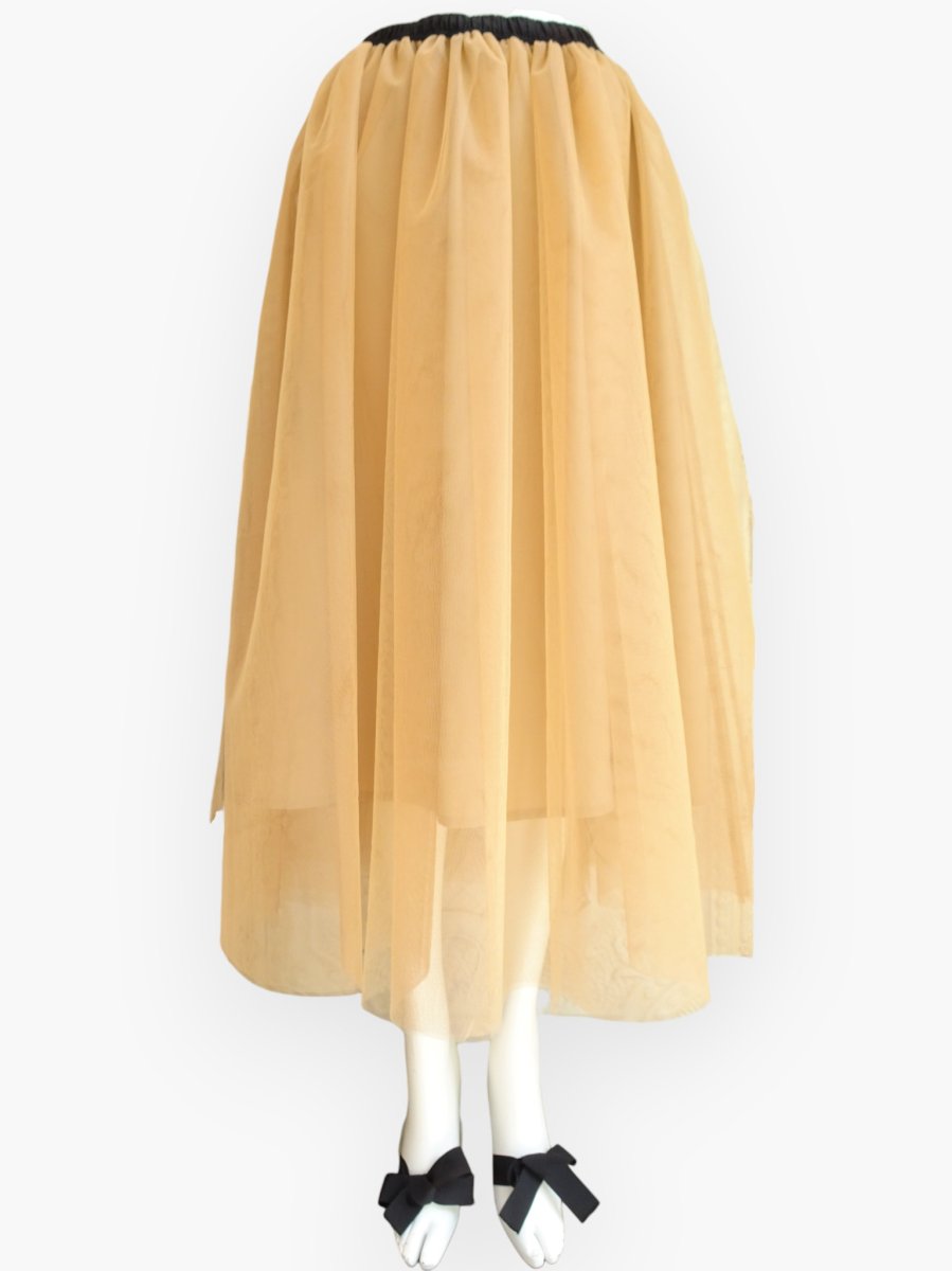 画像1: ソフトチュール　スカート  (1)