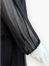 画像6: Pe/Wチュール スタンドネックフリル  (6)