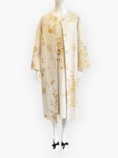 画像8: ビンテージフラワージャガード コート  (8)