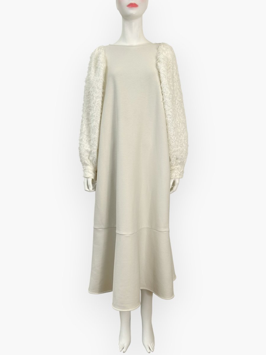 画像12: ジャージベロア裏起毛　ワンピース  (12)