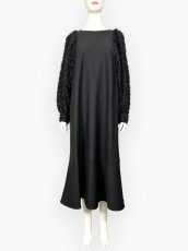 画像1: ジャージベロア裏起毛　ワンピース  (1)