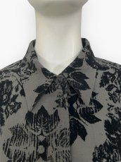 画像4: ＊クレープライクフロッキー　ロングブラウス  (4)