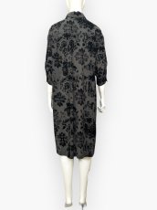 画像3: ＊クレープライクフロッキー　ロングブラウス  (3)