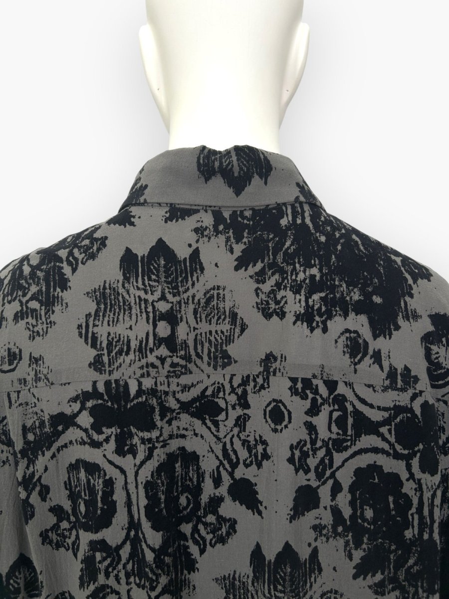 画像5: ＊クレープライクフロッキー　ロングブラウス  (5)