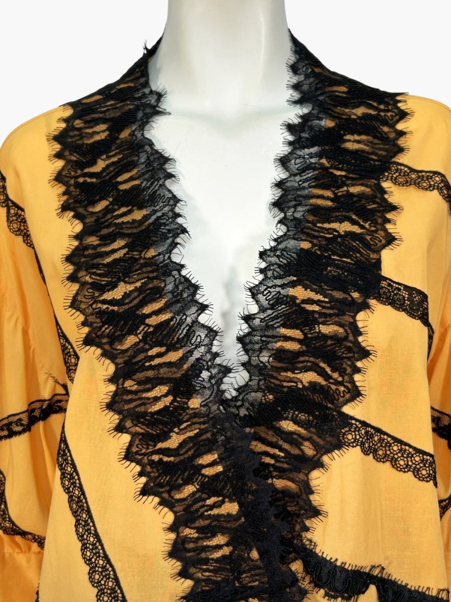 画像4: ソフトコットンボイル　ロングブラウス  (4)