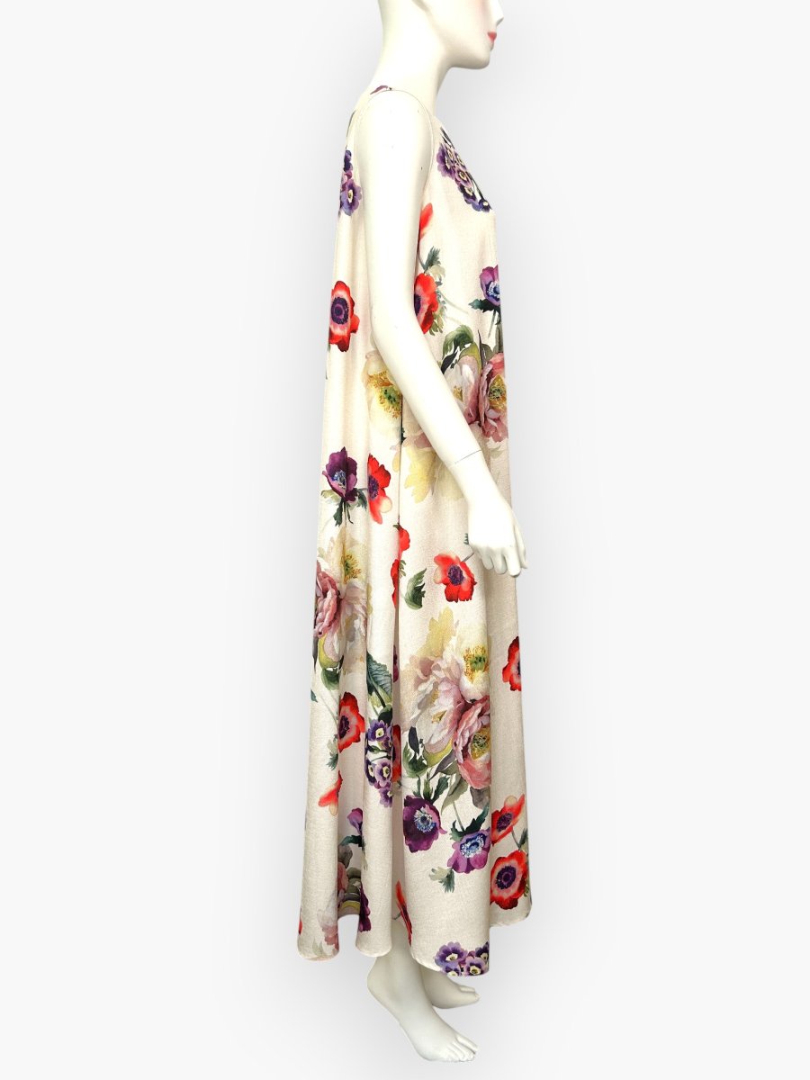 画像2: ル・ブーケプリント　ワンピース  (2)