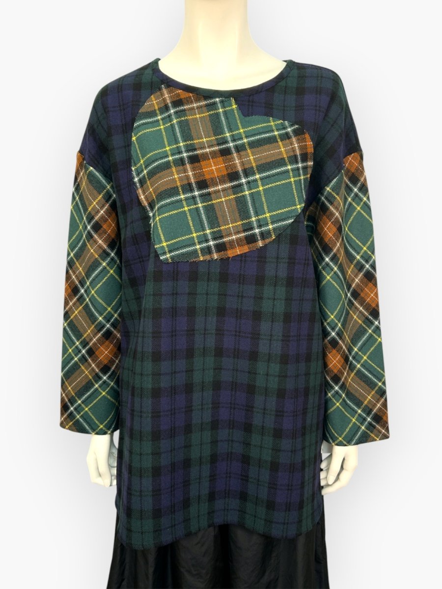 画像1: チェックバイチェック　ブラウス  (1)