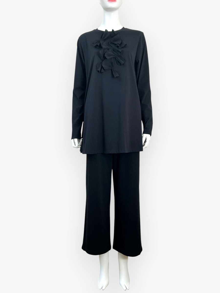 画像5: Yレース Ｔプリーツリボンチュニック  (5)