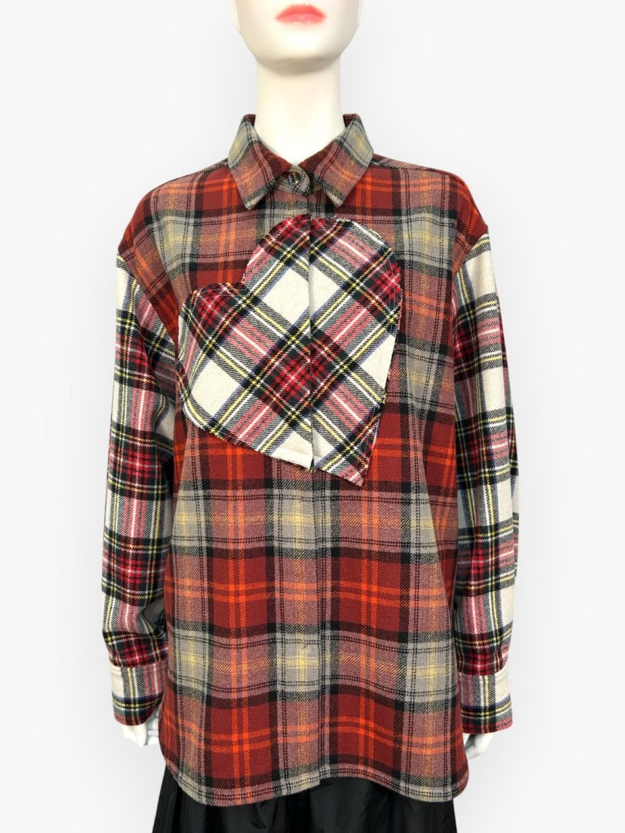 画像1: チェックバイチェック　シャツ  (1)