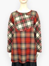 画像9: チェックバイチェック　ブラウス  (9)