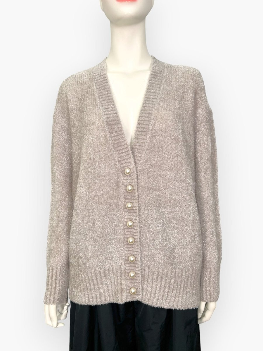 画像9: きらきらパールニット　カーディガン  (9)