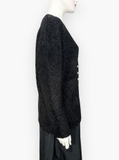 画像2: きらきらパールニット　カーディガン  (2)