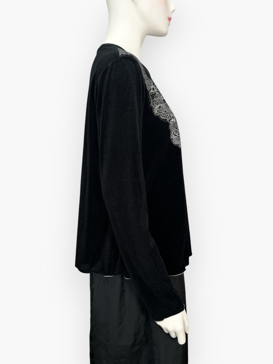 画像8: プリントベロア　カットソー  (8)