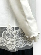 画像3: レースヘム　カットソー  (3)