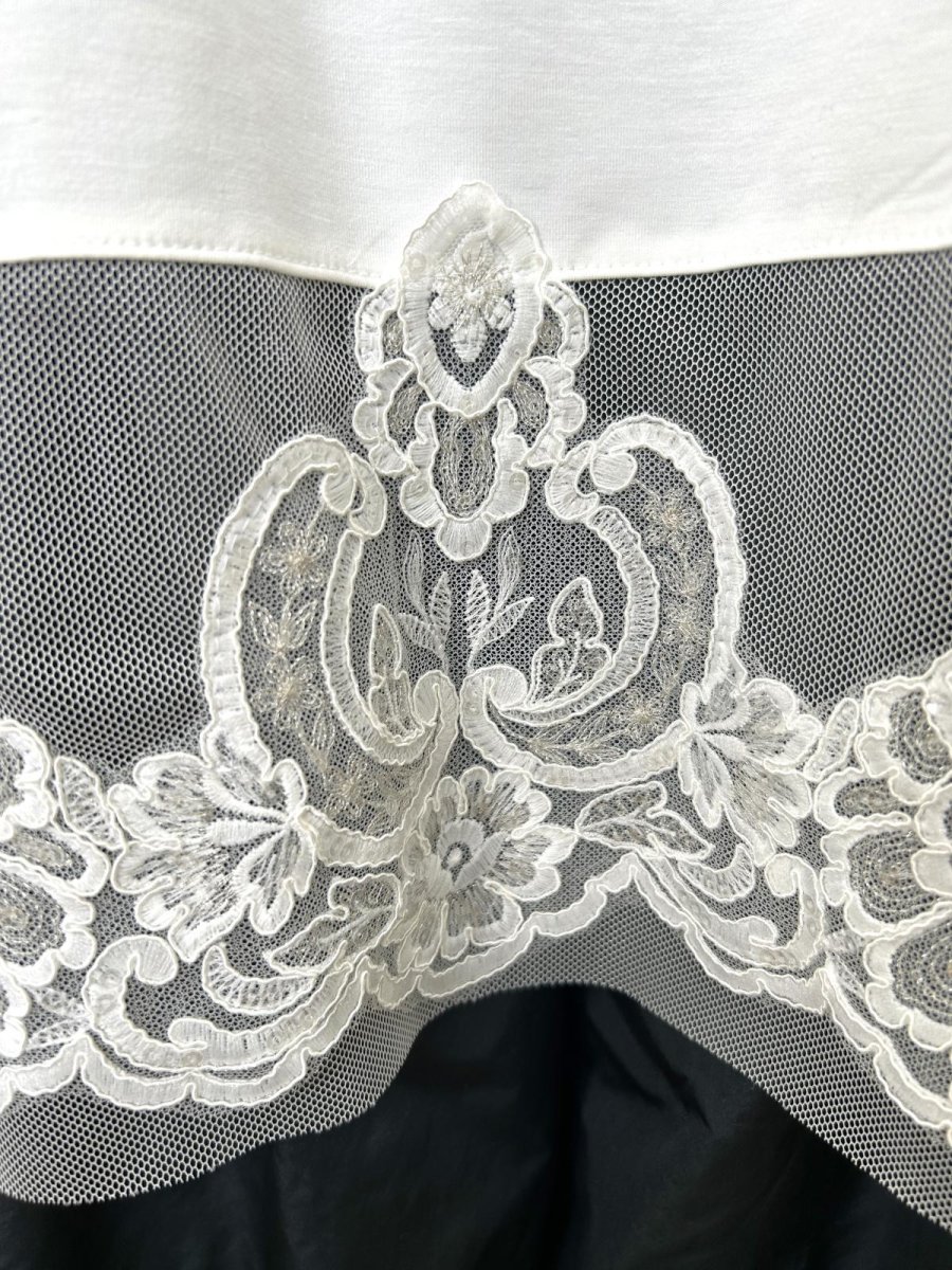 画像4: レースヘム　カットソー  (4)