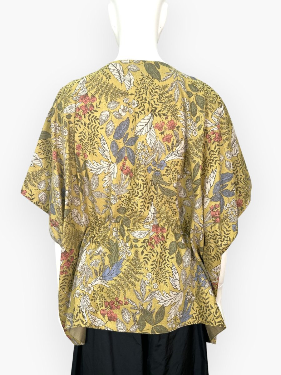 画像3: プラントプリントリネンコットン  (3)