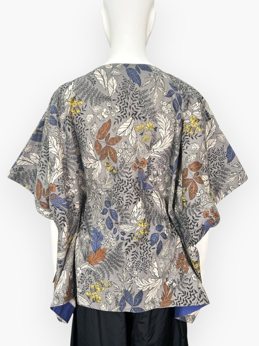 画像7: プラントプリントリネンコットン  (7)