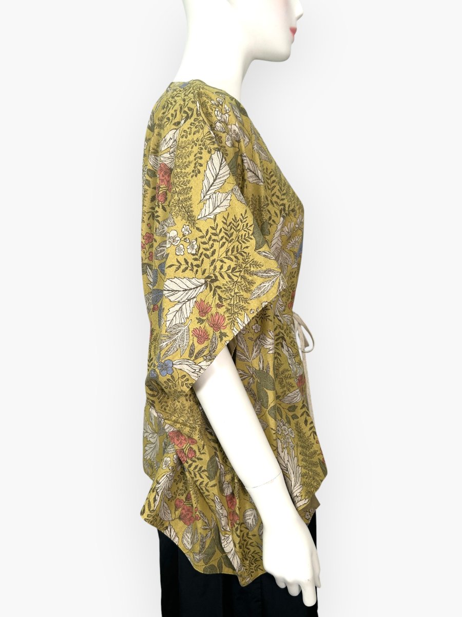 画像2: プラントプリントリネンコットン  (2)