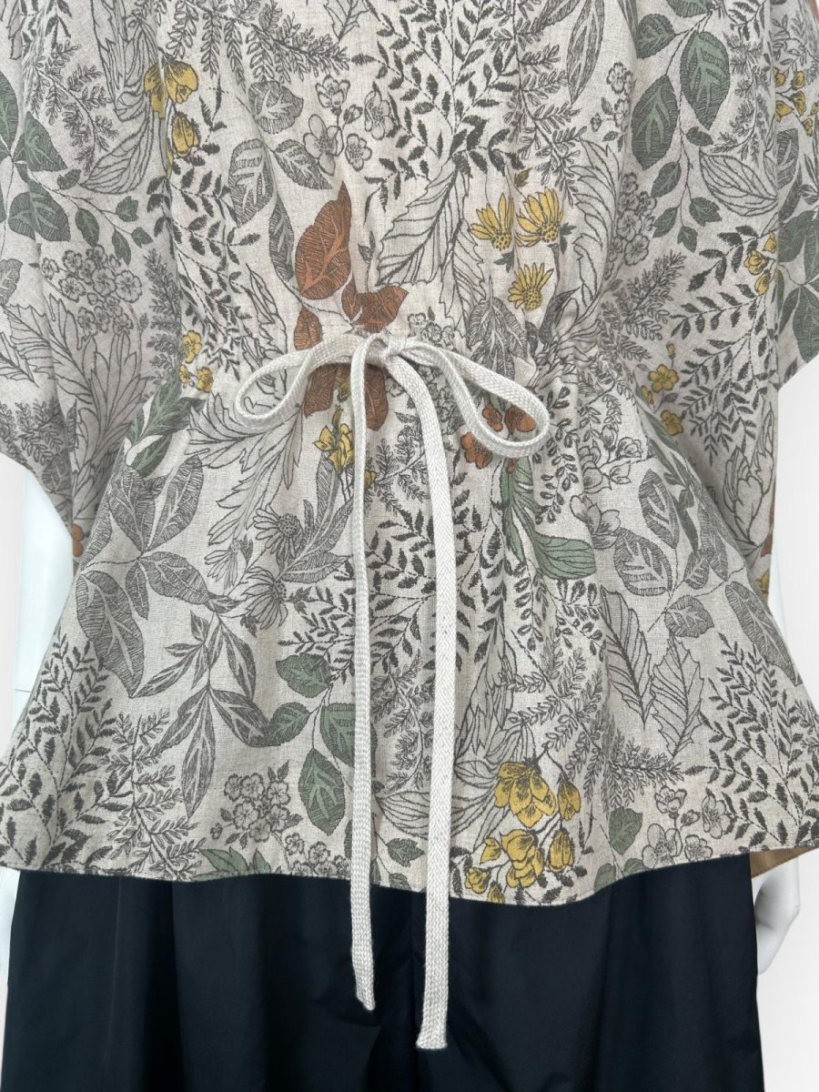 画像13: プラントプリントリネンコットン  (13)