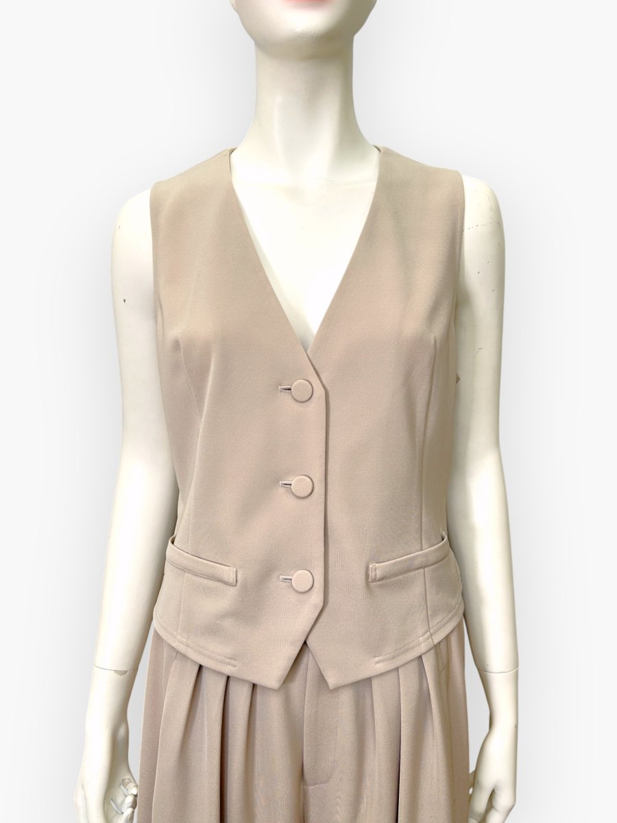 画像1: ダブルジャージ　ベスト  (1)