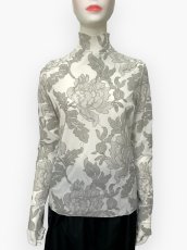 画像1: ラメローズ　スタンドネック  (1)