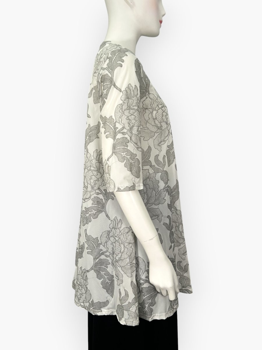 画像2: ラメローズ　チュニック  (2)