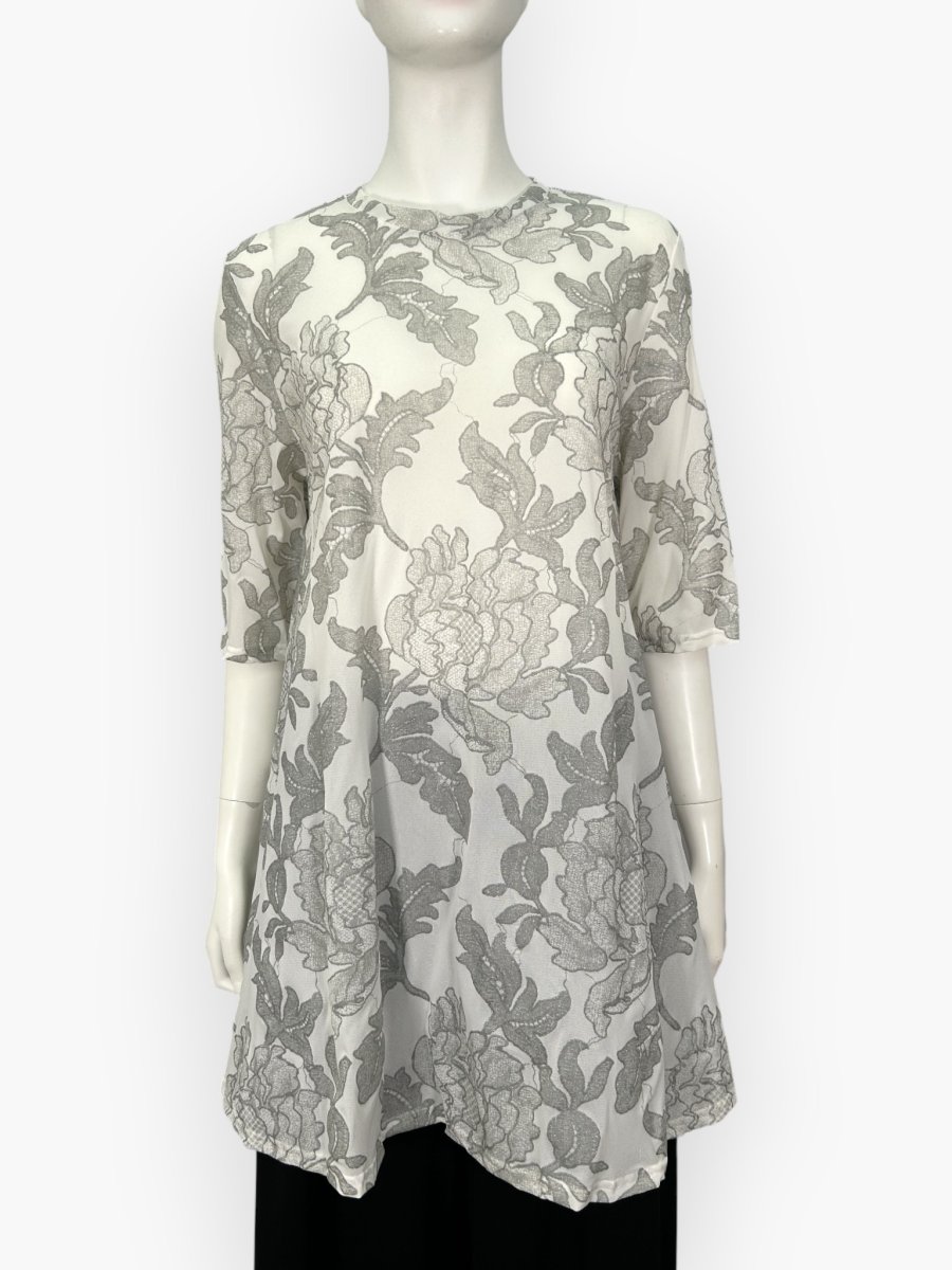 画像1: ラメローズ　チュニック  (1)