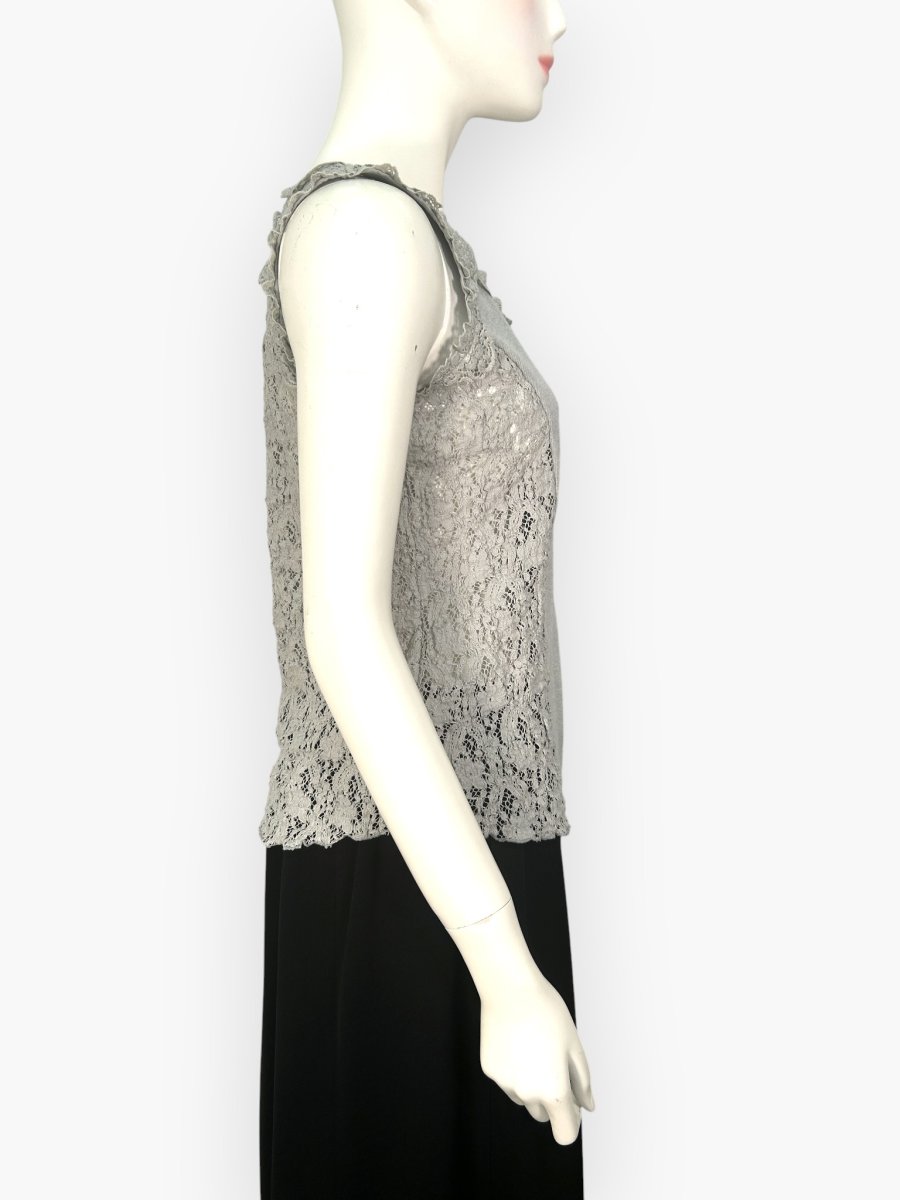 画像2: ラッフルレース　タンクトップ  (2)