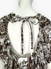 画像7: モザンビークフロッキー　バックオープンワンピース  (7)