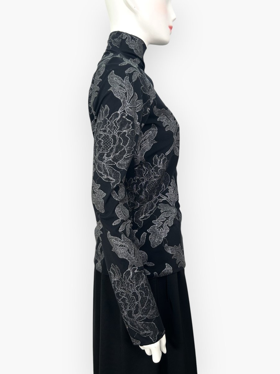 画像9: ラメローズ　スタンドネック  (9)