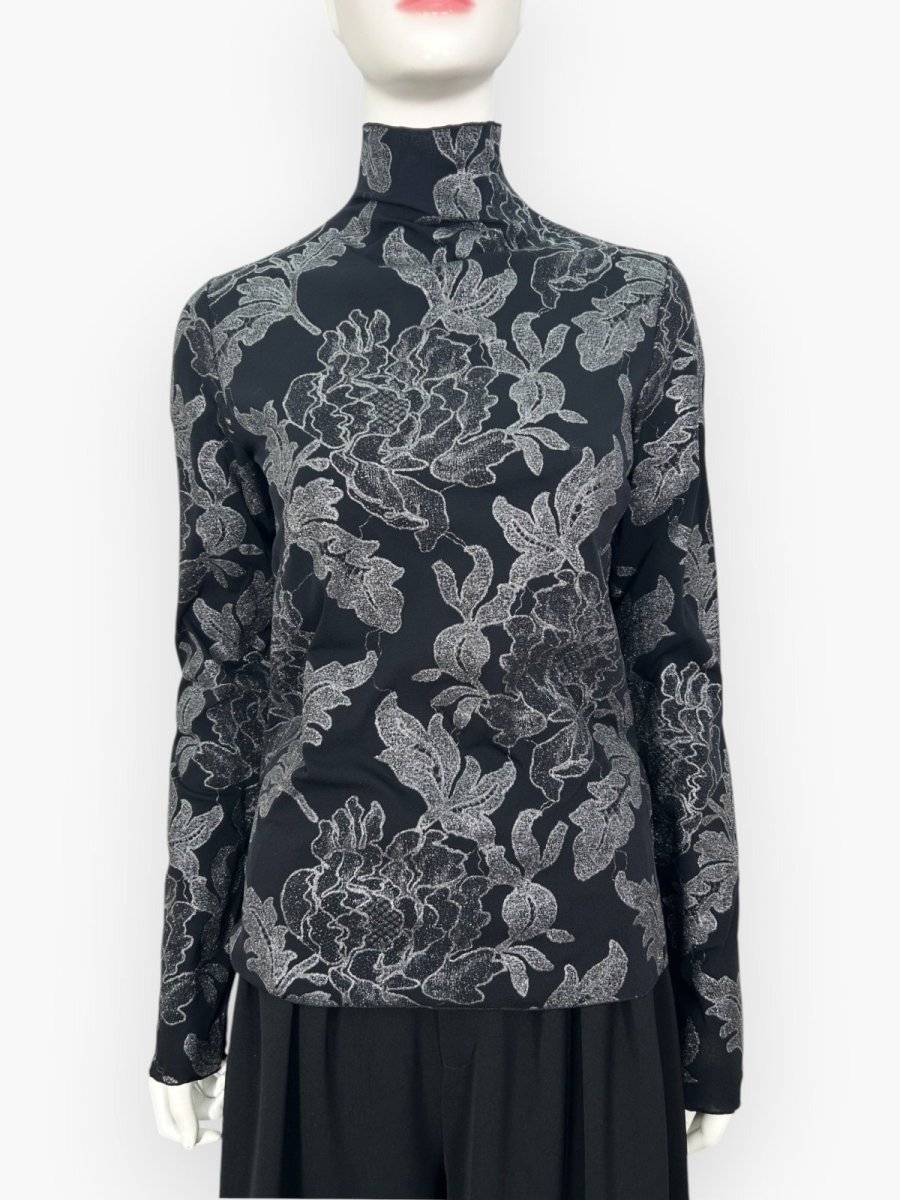 画像8: ラメローズ　スタンドネック  (8)