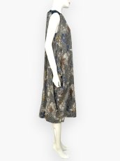 画像8: プラントプリントリネンコットン　ワンピース  (8)